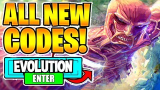 Roblox Attack on Titan: Evolution All New Codes! 2022 August