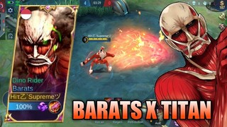 BARATS X COLOSSAL TITAN SKIN SCRIPT [ATTACK ON TITAN] - MOBILE LEGENDS