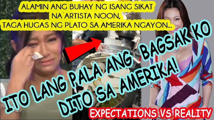 SIKAT SA PINAS NOON, HUGAS PLATO NGAYON SA AMERIKA! Panoorin ang boung kwento.