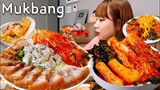 👩‍🍳요리먹방-생굴보쌈+김치3종🌶아삭아삭! 비주얼+식감 미춰버린 '발왕산기품은 김치'3종에 굴보쌈은 못참지! MUKBANG ASMR EATINGSHOW REALSOUND 요리 먹방