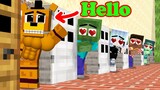 Monster School : Baby Zombie and Freddy FNAF's SECURITY BREACH School - Minecraft Animation