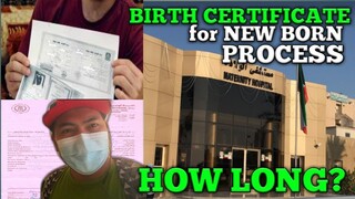 3 WEEKS NA . MAKUHA na kaya BIRTH CERTIFICATE NI BABY sa AL SABAH HOSPITAL KUWAIT?