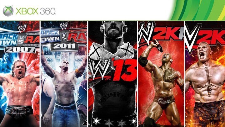 WWE Games for Xbox 360