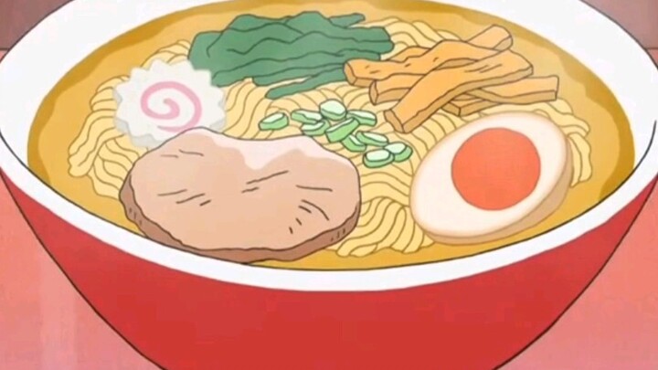 Ramen kecap tradisional terlihat lezat~