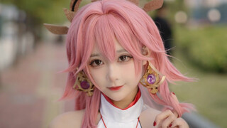 Cosplay Yae Shenzi ditemui di Pameran Komik Guangzhou "Little Tianyi".