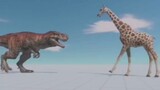 Animasi|Tyrannosaurus Melawan Hewan Buas Zaman Sekarang