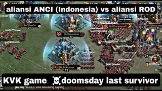 KVK (ISLAND RAID WAR ANTARA ALIANSI ) ANCI INDONESIA VS ROD!! KESERUAN WAR DOOMSDAY LAST SURVIVOR