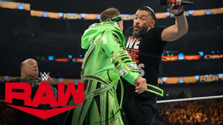 Roman Reigns knocks out The Miz: Raw, Oct. 31, 2022