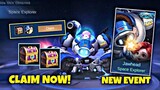 FREE JAWHEAD SPACE EXPLORER AND RANDOM FREE SKIN! CLAIM NOW • MOBILE LEGENDS 2021