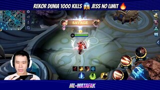 REKOR DUNIA 1000 KILL 😱JESS NO LIMIT