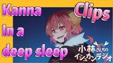 [Miss Kobayashi's Dragon Maid]  Clips | Kanna  In a deep sleep