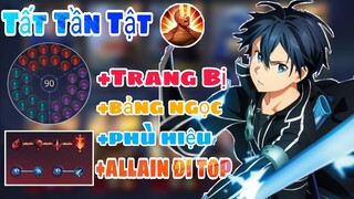 TOP Allain | Tất Tần Tật Về Trang Bị Bảng Ngọc Phù Hiệu Allain Đi Top Mùa 18✓