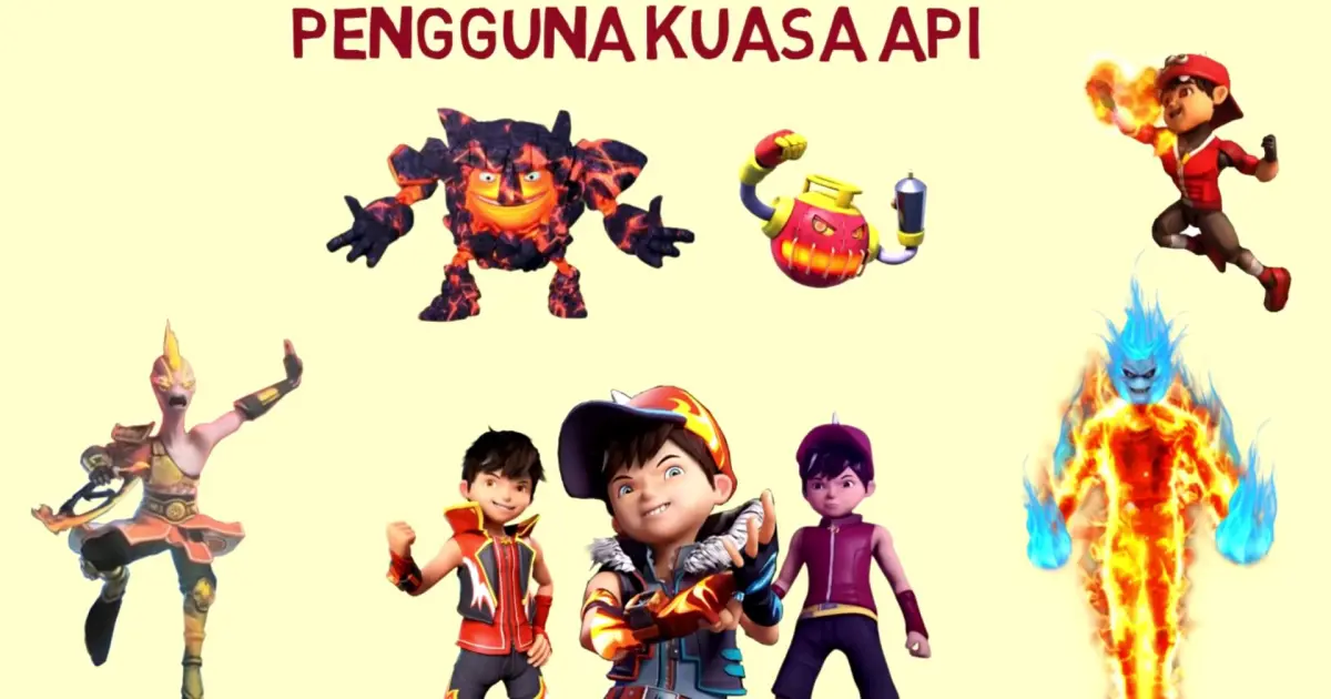 boboiboy kuasa api