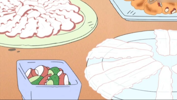 [Crayon Shin-chan Food Chapter] Perjamuan Gurita (Cinta dari Kakek +2)