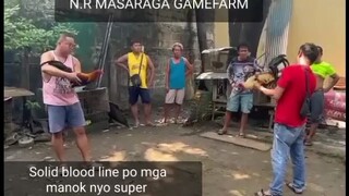 buti naka bawi naputol yung sa buntot unang angat ng kalaban salamat N.R MASARAGA GAMEFARM s quality