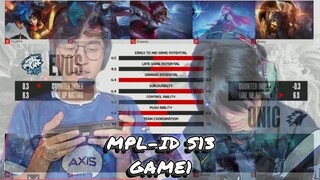 KAIRI and SANZ are so disappointed this match! MPL-ID S13,  ONIC-ID vs. EVOS, GAME1