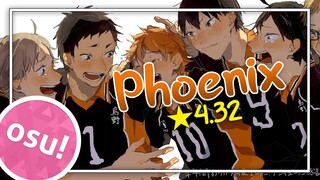 [osu!] ★4.32 Haikyuu!! To The Top OP | Phoenix - BURNOUT SYNDROMES [Replay]