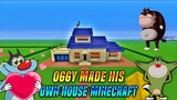 Oggy Made his Own House In Minecraft | Mr A Gaming