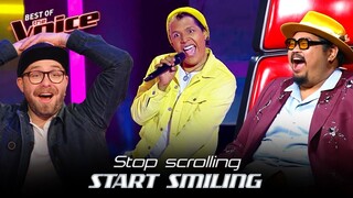 JOYFUL Blind Auditions that will leave you with a SMILE | Top 10