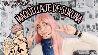 MAQUILLAJES OTAKUS FACILES Y RAPIDOS // SUKUNA JUJUTSU KAISEN // chibi chan maura