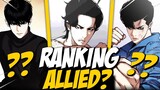 Allied Ranking | Allied Strongest Member | Strongest Character In Lookism || #lookism
