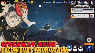 Giveaway Akun Black Clover M