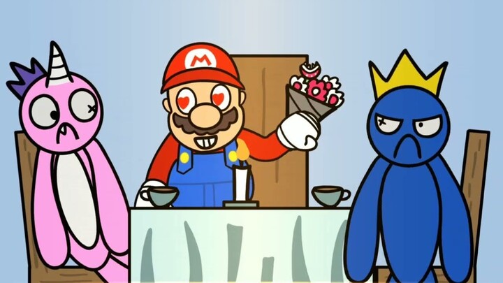 Mario vs Rainbow friends
