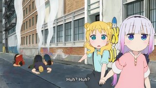 Kanna Saves Chloe From Bad Guys | Miss Kobayashi's Dragon Maid