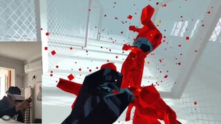 新人的第一个VR游戏SUPERHOT VR，来自Pico Neo 2 VR一体机