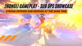 ZHONGLI GAMEPLAY - SUB DPS SHOWCASE I GENSHIN IMPACT