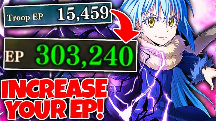 NECESSARY?! BEST WAYS TO INCREASE YOUR TROOP EP FAST! Slime - Isekai Memories