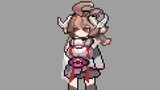 [Arknights] Fan-made Pixel Animation Of Eyjafjalla