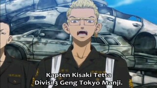 Sadis nya sifat KISAKI TETTA kapten devisi 3 geng Tokyo Manji