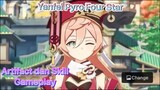Genshin Impact INDO - Pembahasan Yanfei Pyro Four Star mengenai Artifact dan Skill + Gameplay
