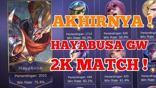 Akhirnya 2000 Match Hayabusa :). Stenly hayabusa gameplay