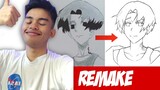 Cara Menggambar Pola Wajah Anime - Remake Gambar Subscriber