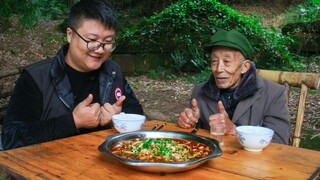 Membuat resep baru "tumis usus pedas" yang sangat menggugah selera