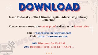 Isaac Rudansky – The Ultimate Digital Advertising Library Collection