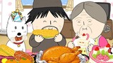 【foomuk animation】It's so fragrant! Dream Christmas party with whole roasted chicken and butter cake