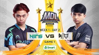 MDL PH S2 W1D2 OMGN vs BLA Game 1