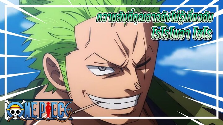 ความลับที่คุณอาจยังไม่รู้เกี่ยวกับ โรโรโนอา โซโล ในเรื่องวันพีซ(One Piece)