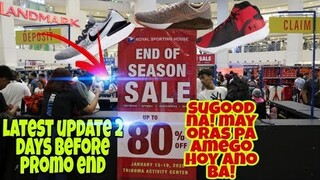 Up to 80% OFF END OF SEASON SALE AT TRINOMA MALL UPDATE 2 DAYS BAGO MAGTAPOS ANG EVENT, HABOL NA!