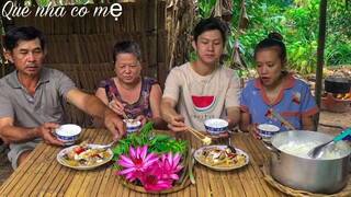 Cá Tra Kho Chao Chấm Rau Sống | Bữa Cơm Thay Món Ăn Sáng Gia Đình Miền Quê ( country breakfast )