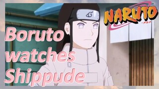 Boruto watches Shippude