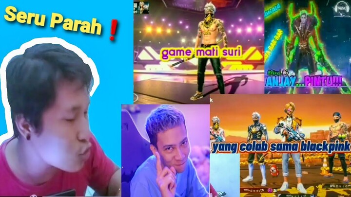 EDITOR BERKELAS-FREE FIRE VS MOBILE LEGEND &PUBG MOBILE SERU PARAH❗REACTION