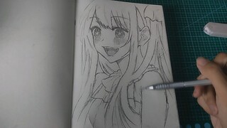 Drawing Ai from Oshi no ko