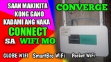 Paano makikita or malalaman kong Ilan at kong sino naka connect sa wifi mo