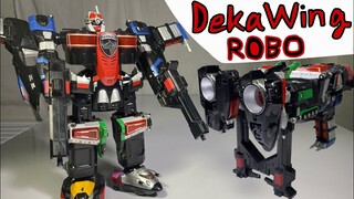 รีวิวหุ่นยนต์ตำรวจอวกาศเดกะเรนเจอร์(Part3/4)เดกะวิงโรโบ[Dekaranger toy][デカレンジャー]