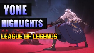 YONE GAMEPLAY HIGHLIGHTS - LEAGUE OF LEGENDS