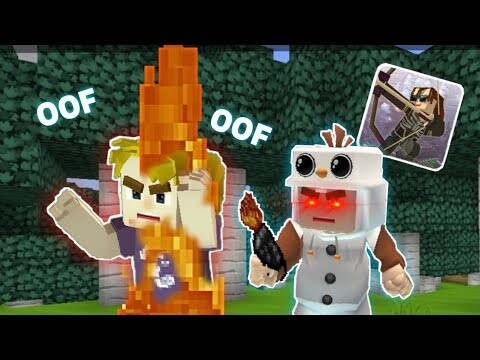SNOWMAN.EXE Survival Games Funny Moments - Blockman GO